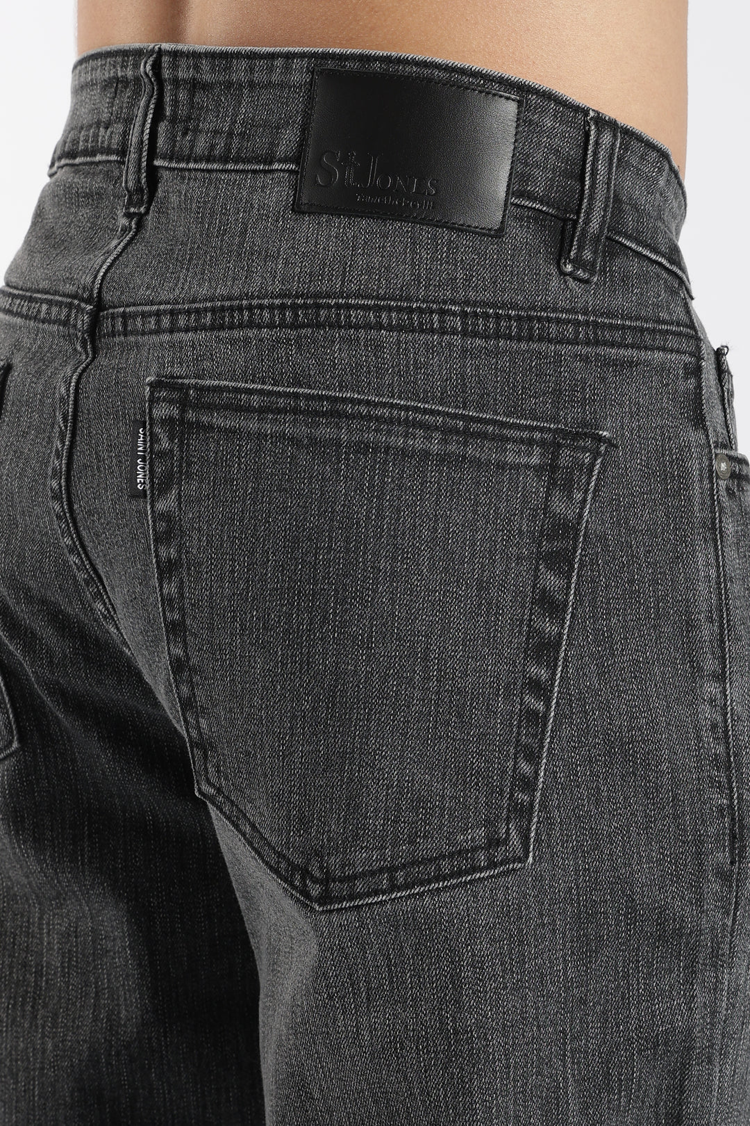 Men's Bootcut Charcoal Black Denim Jeans