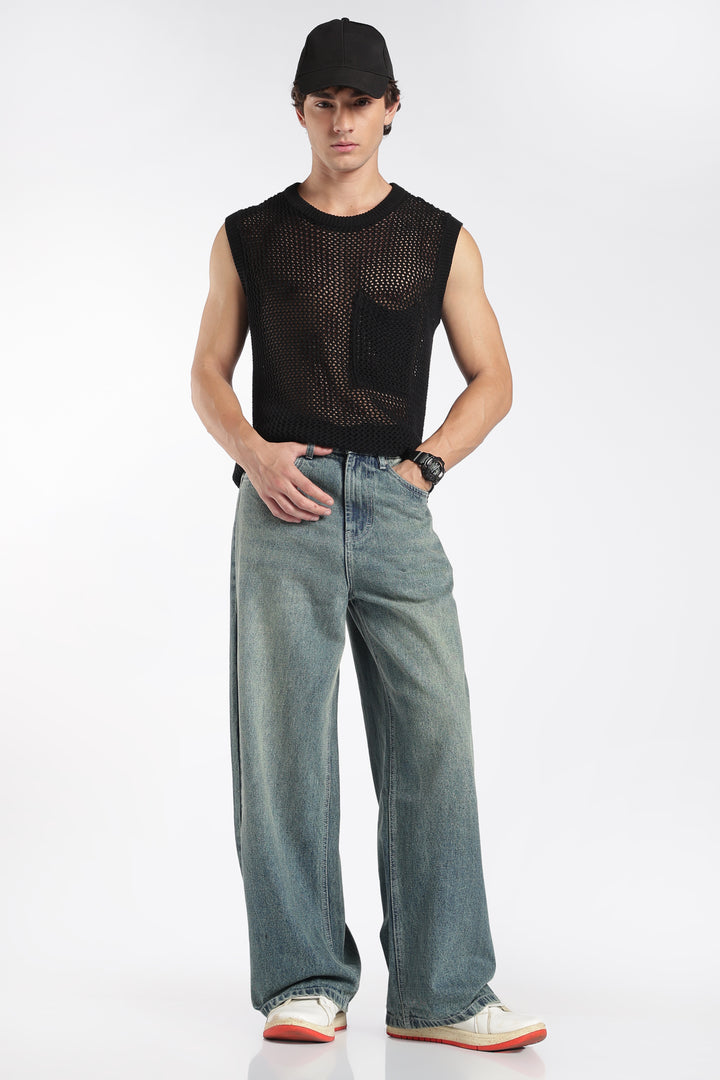 Saintjones Vintage Dusty Baggy Jeans