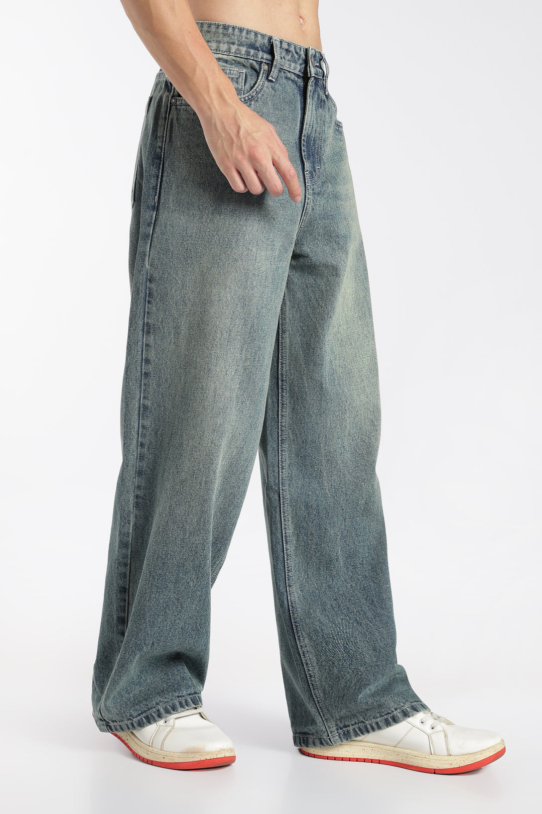 Saintjones Vintage Dusty Baggy Jeans