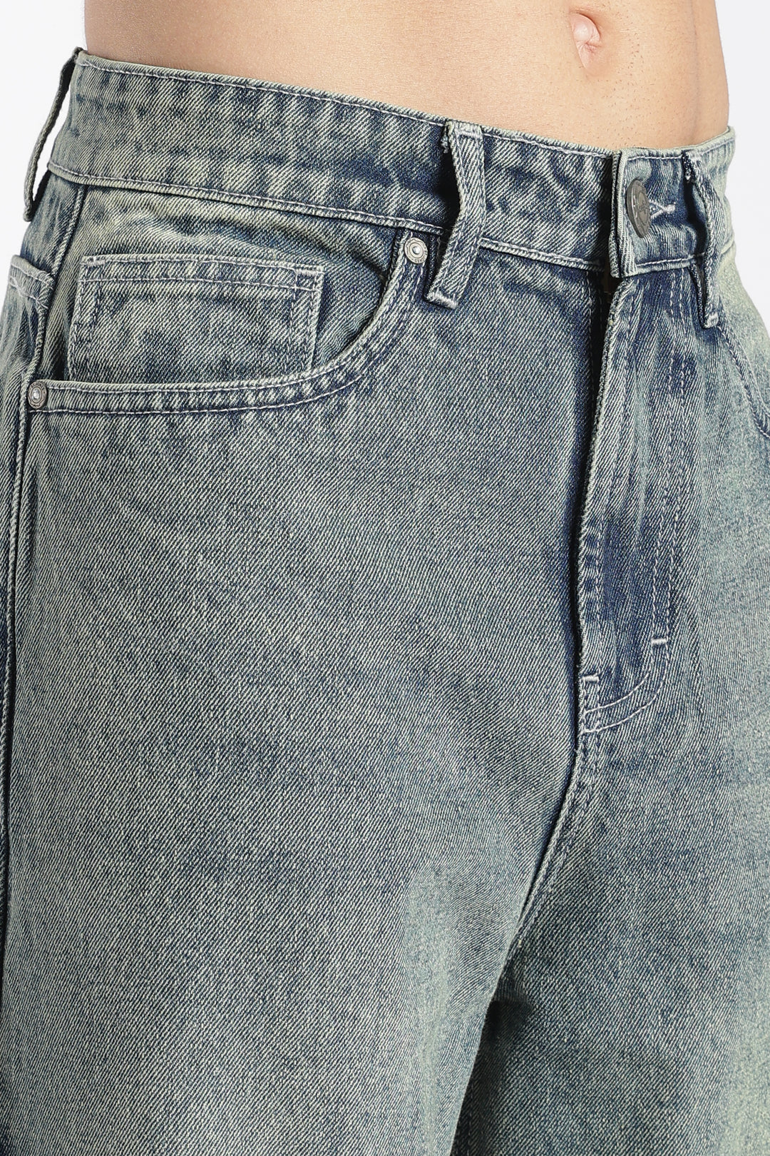 Saintjones Vintage Dusty Baggy Jeans