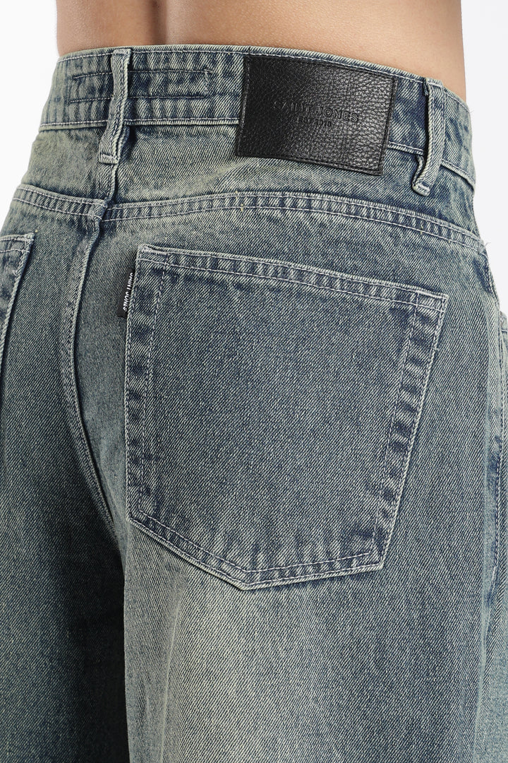 Saintjones Vintage Dusty Baggy Jeans