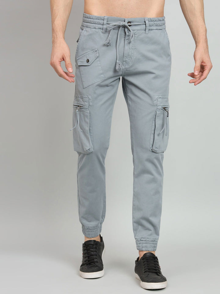 UTILITY CARGO JOGGERS-LIGHT GREY - St.Jones