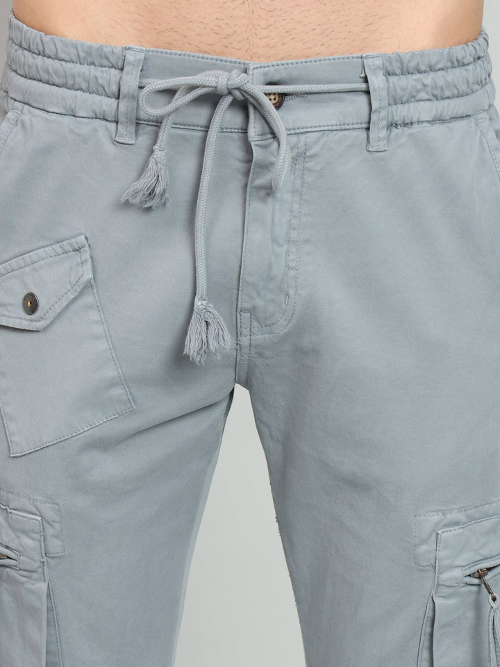 UTILITY CARGO JOGGERS-LIGHT GREY - St.Jones