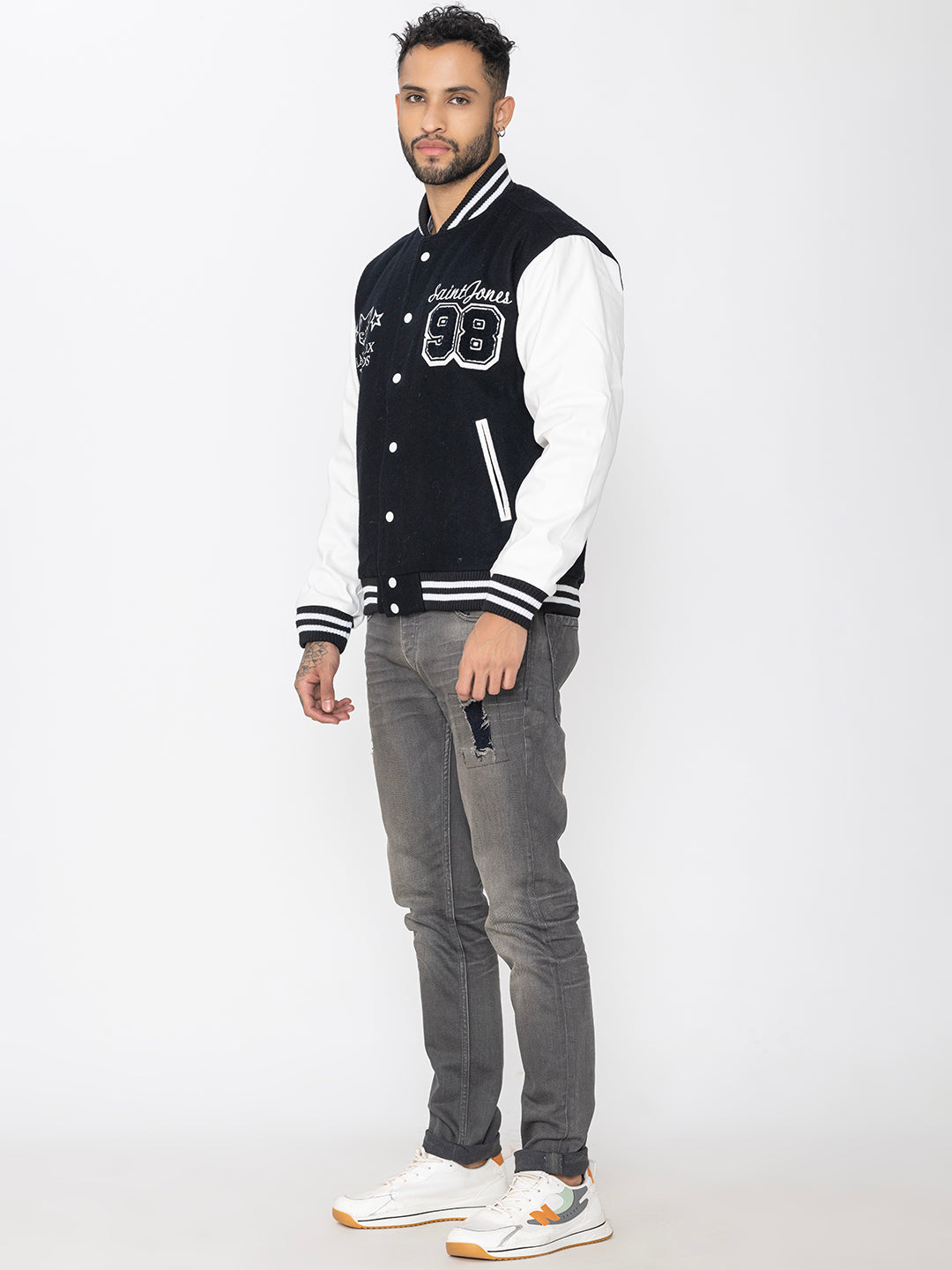 VINTAGE LAZYFOX X SAINTJONES VARSITY JACKET – St.Jones