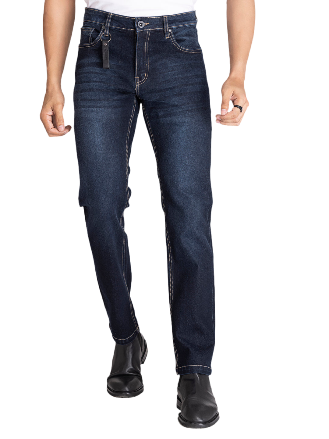 new dark blue slimfit jeans - St.Jones