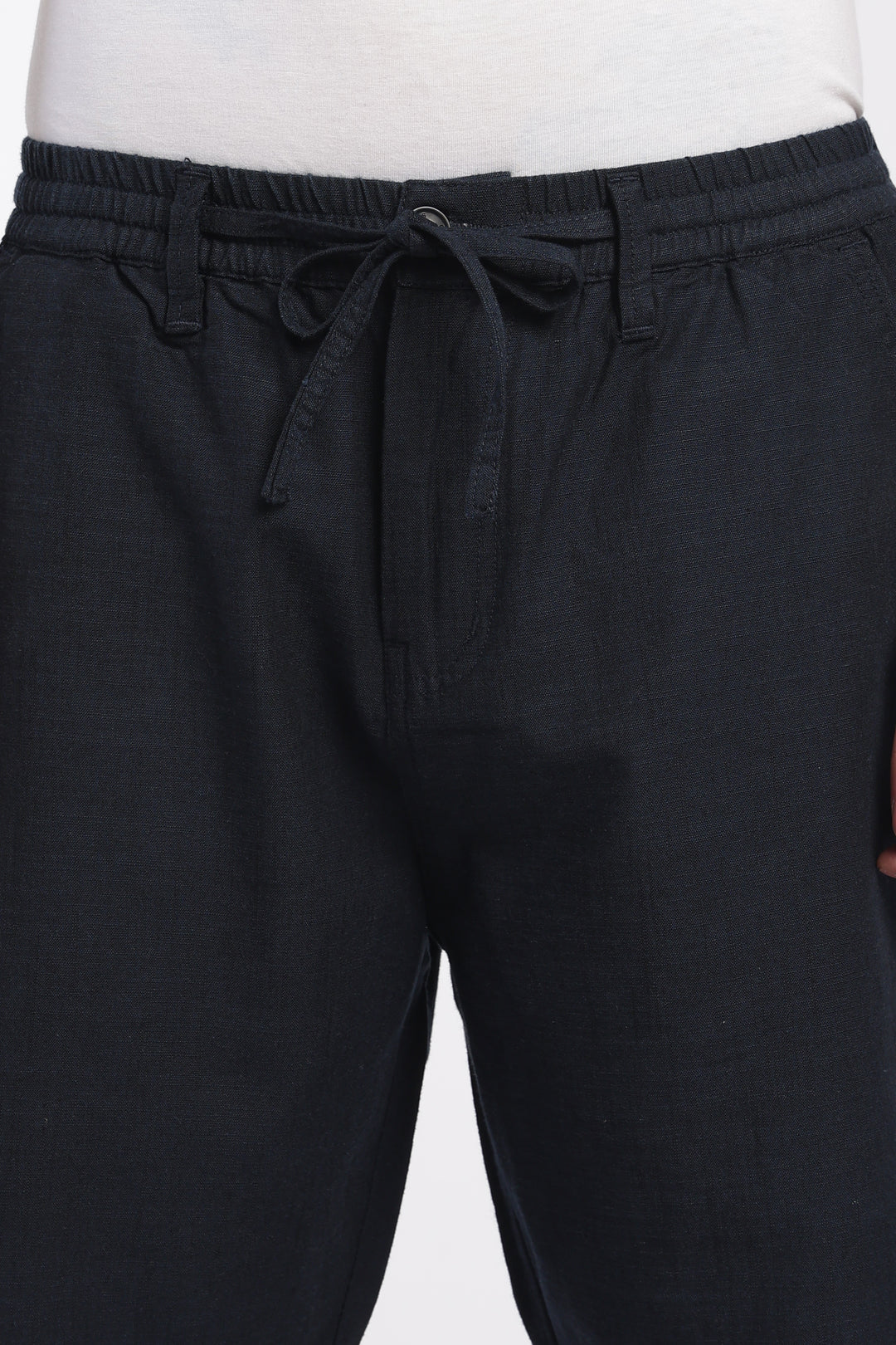 Men’s Blue Lightweight Linen Relaxed Shorts