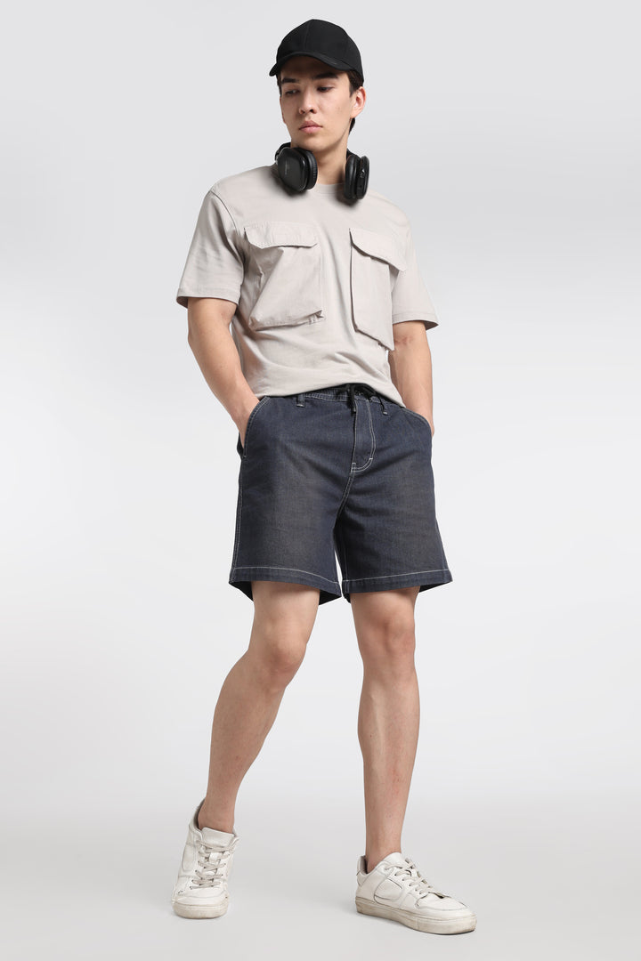 UrbanEase Premium Drawstring Denim Shorts