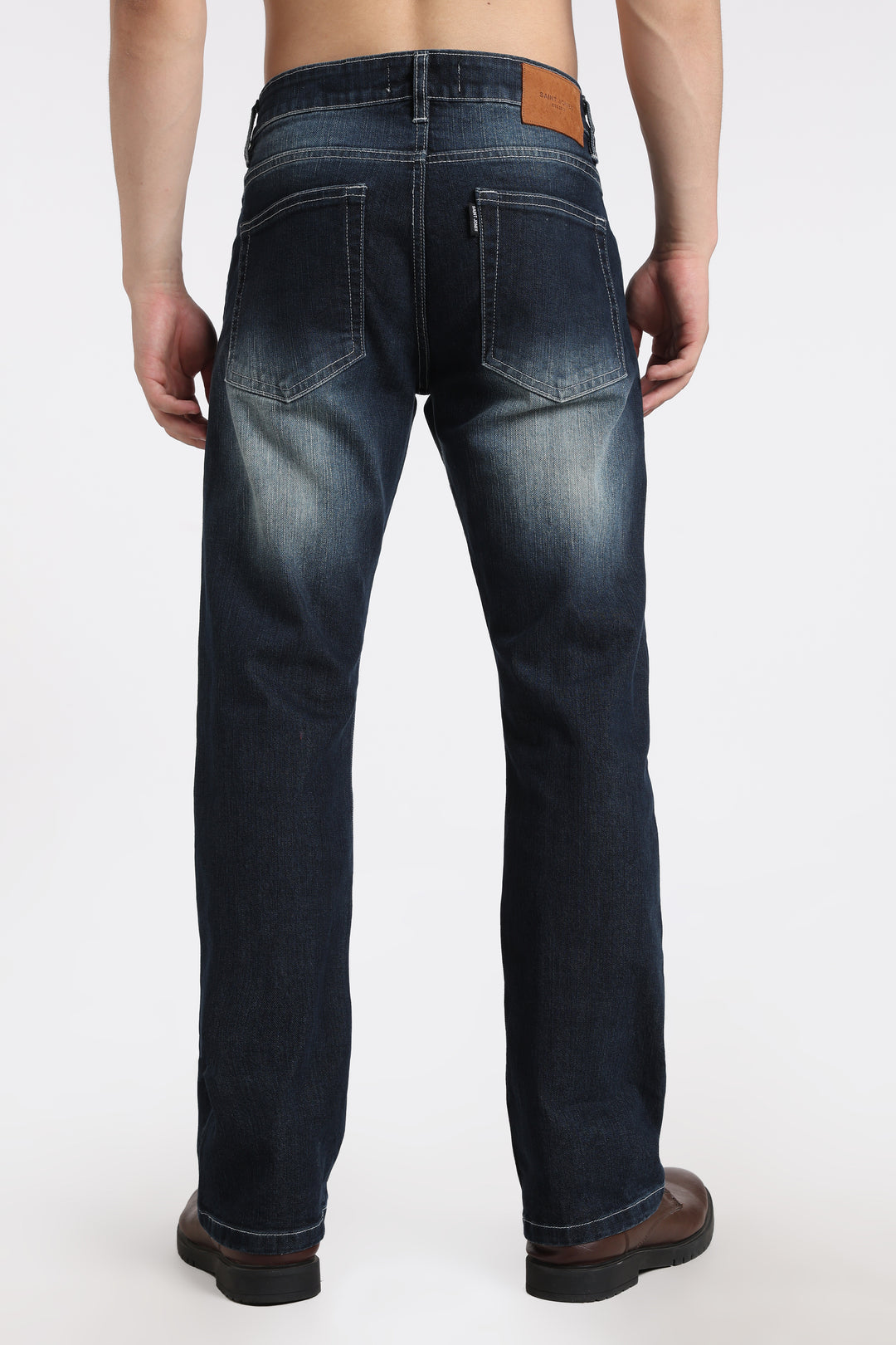 Men's Premium Washed Straight Fit Denim
