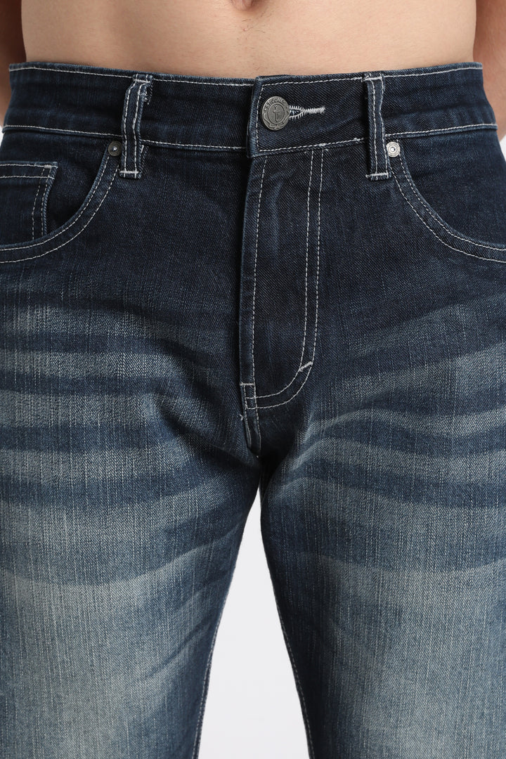 Men's Premium Washed Straight Fit Denim