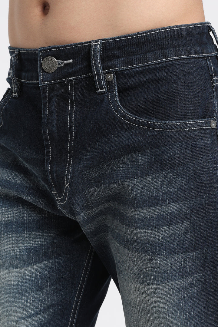 Men's Premium Washed Straight Fit Denim