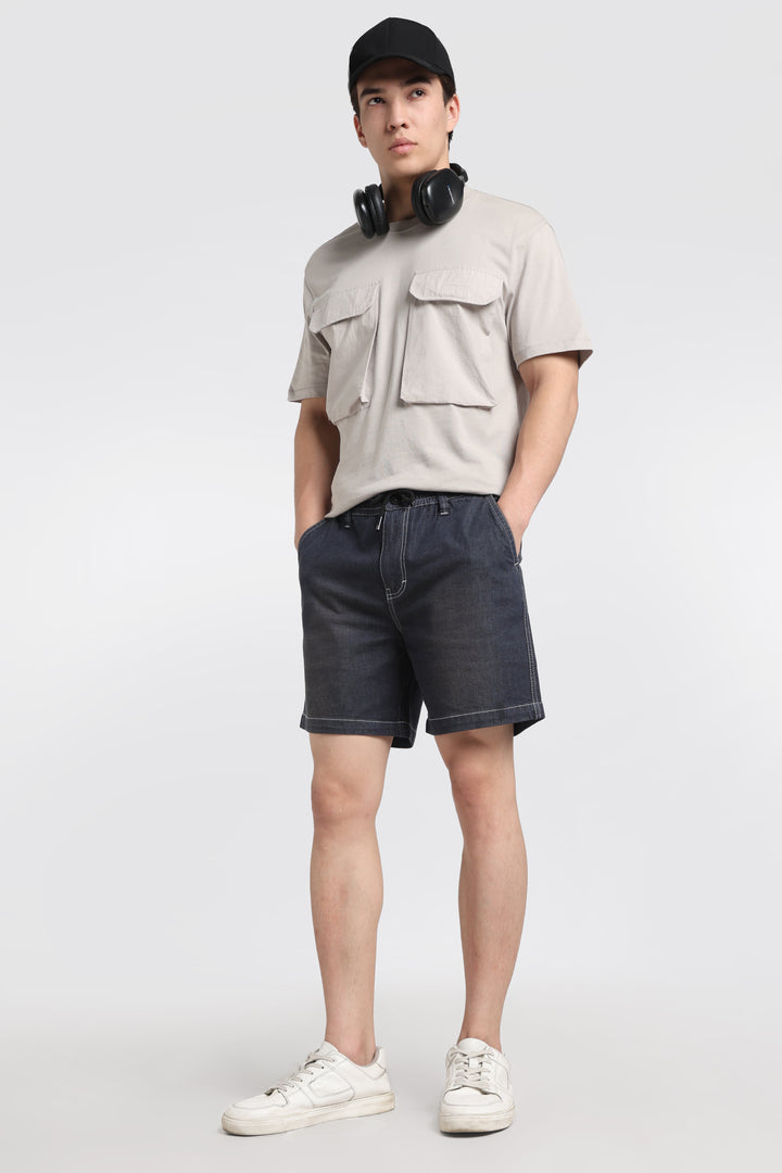 UrbanEase Premium Drawstring Denim Shorts