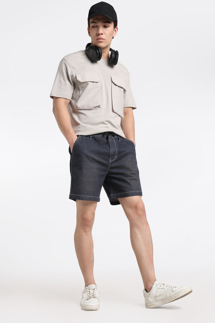 UrbanEase Premium Drawstring Denim Shorts