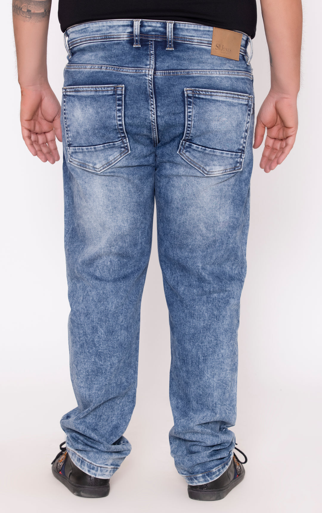 BUY PLUS SIZE JEANS-SKY BLUE FOR MEN ONLINE IN INDIA