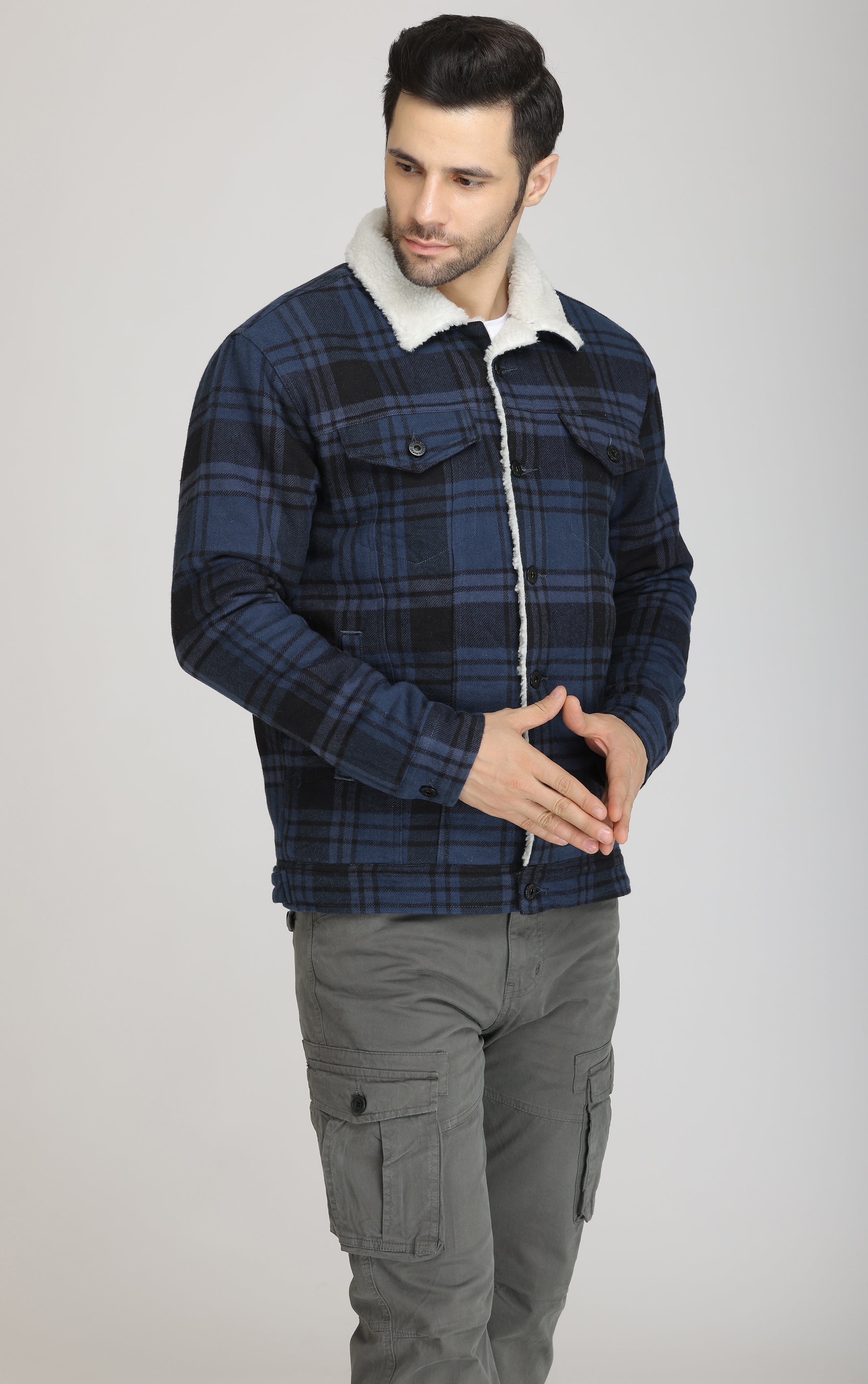 Shop for the perfect full sleeves jacket for men from Woodland.