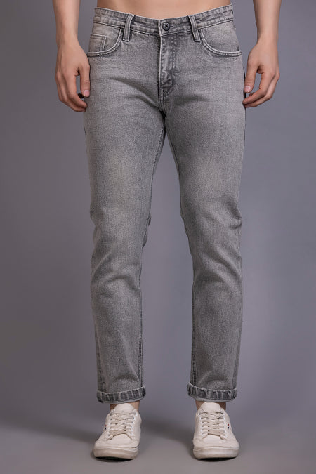 Men Slimfit Grey Jeans