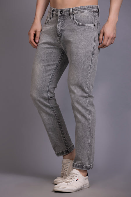 Men Slimfit Grey Jeans