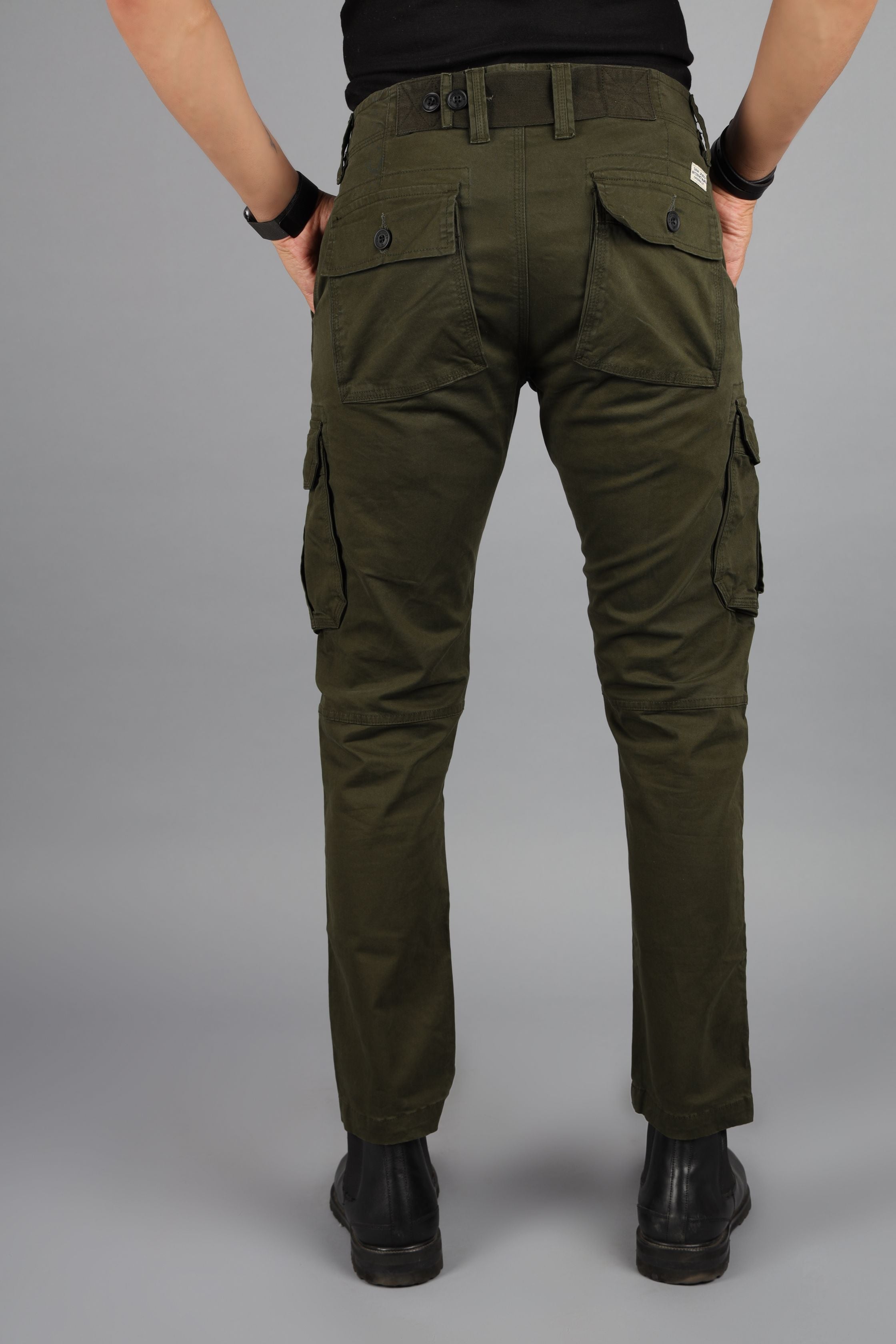 UM10296 Forest Green Mini-Ripstop Corrections Cargo Trousers - Cal Uniforms