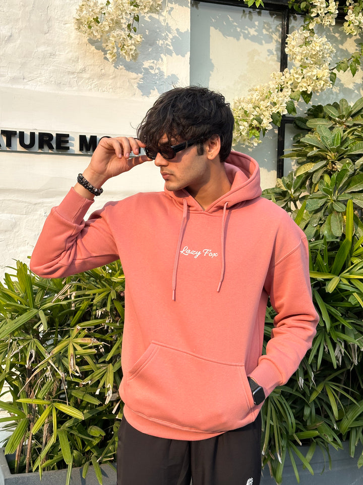 BUY LAZYFOX-NOT YOUR BABY,BABY HOODIE PINK FOR MEN